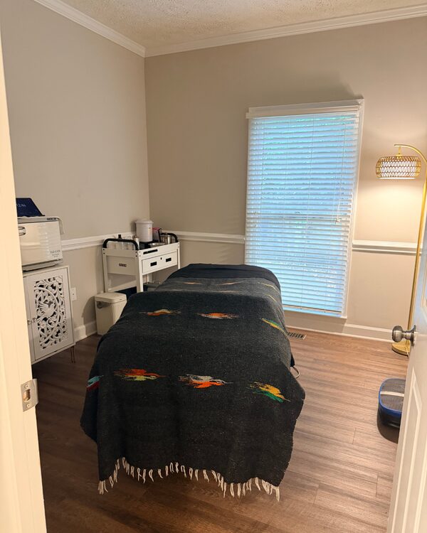 Private treatment room at The Body Temple Spa's new Athens studio