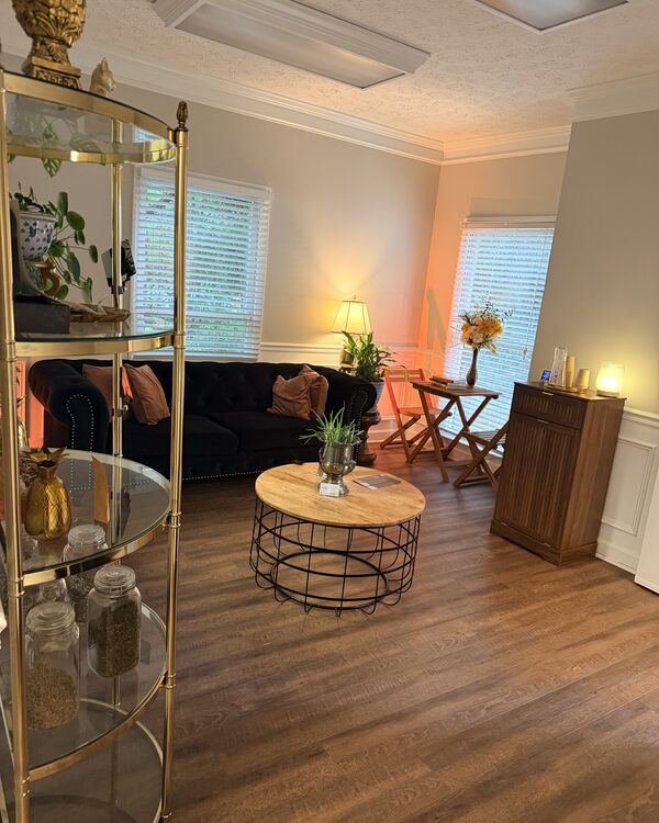 Reception and retail area at The Body Temple Spa